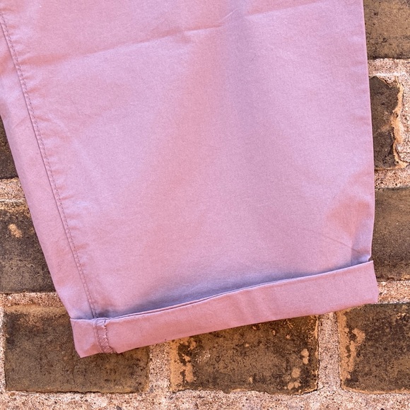 HP!💎 Reitmans, NWT Paper Bag Capri Pants, High Waisted, Lilac, Plus, 20, 22 - Picture 7 of 16